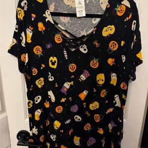 Disney Parks Halloween Black T-Shirt